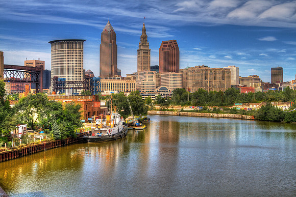 ClevelandFromColumbusRdBridge