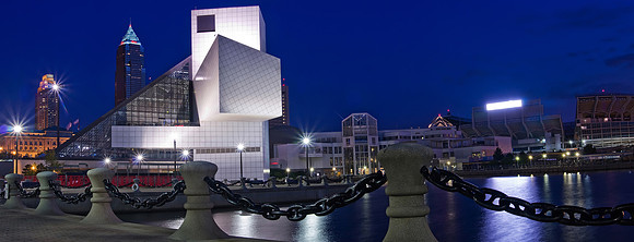 Cleveland Night Harbor
